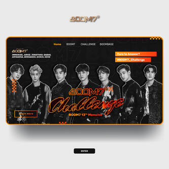 BOOM7 Challenge for BOOM7's 13th Mensiversary